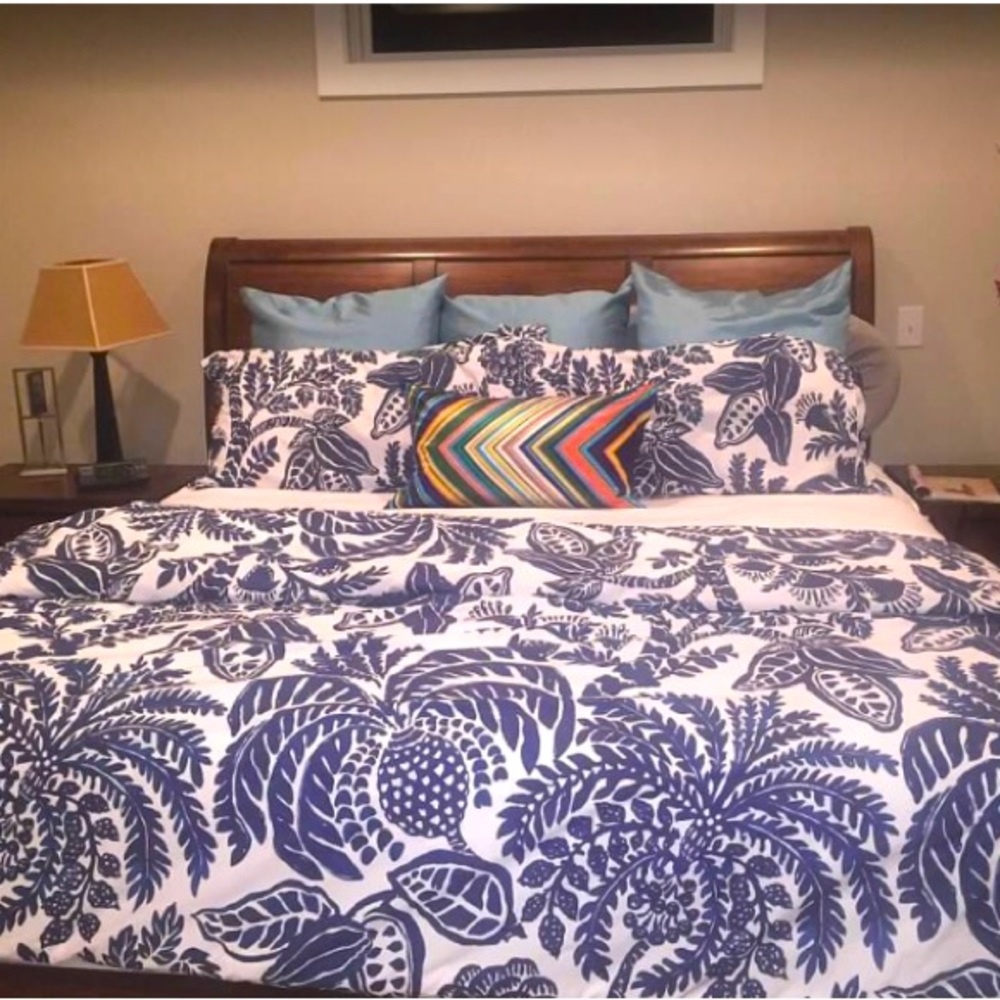 EUC teal euro shams. Set of 3